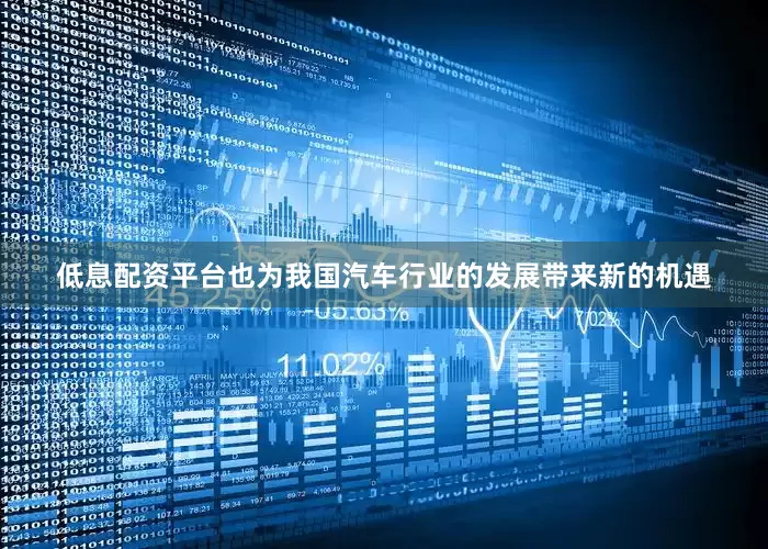 低息配资平台也为我国汽车行业的发展带来新的机遇