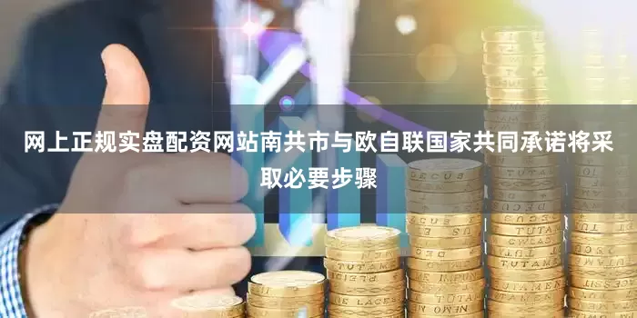 网上正规实盘配资网站南共市与欧自联国家共同承诺将采取必要步骤